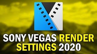 BEST Render Settings Sony Vegas Pro 14 1080p 60fps 2020 (Sony Vegas Pro Render Settings Update 2020)