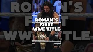 Roman Reigns' FIRST WWE TITLE  #wwe  #wrestling #shorts