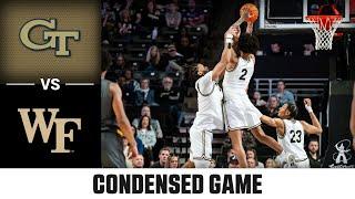 Georgia Tech vs. Wake Forest Condensed Game | 2024-25 ACC Men's Basketball