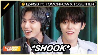 Testing TOMORROW X TOGETHER's Telepathy (Game) | Daebak Show Ep. #126 Highlight