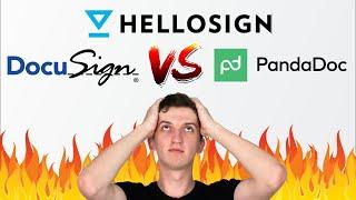 BEST eSignature TOOLS In 2023 - Docusign vs Hellosign vs Pandadoc