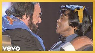 Luciano Pavarotti, James Brown - It's A Man's Man's Man's World (Official Live Performance Video)