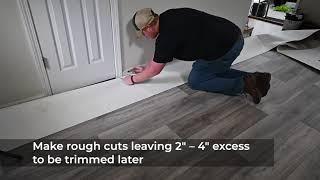 How to glue sheet vinyl flooring
