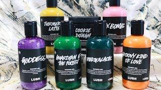 New Lush Community Favorites Shower Gels + Cookie Dough Body Scrub