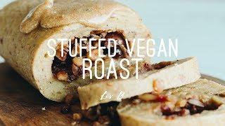 Vegan Cranberry & Walnut Stuffed Roast | Liv B Holiday Recipe