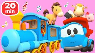 Sing with Leo the Truck! Learn animals for kids with baby songs & nursery rhymes. Kids' music.