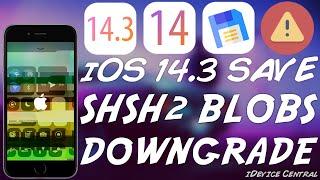 iOS 14.3 UNTETHERED Downgrade & Future Jailbreak: How To Save SHSH2 BLOBS WITHOUT PC (Pre-A12)