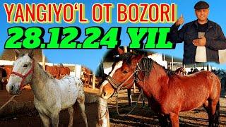 YANGIYOʻL OT BOZORI ANCHA ARZON NARXLARDA 