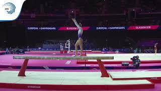 Alessia GRESSER (SUI) - 2018 Artistic Gymnastics Europeans, junior qualification beam