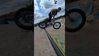 slip and slide #bmx #skatepark #bowl