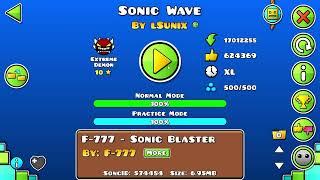 (Extreme Demon) ''Sonic Wave'' 100% by Cyclic | Geometry Dash