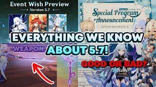 EVERYTHING WE KNOW ABOUT 5.7! (BANNERS, REWARDS, NEW ABYSS) - Genshin Impact