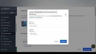 OnePageCRM Action Automation For Workflows-How to install workflow automation without Zapier