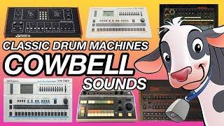 Classic drum machines and evolution of cowbell sound - Roland TR 808, TR 707, CR 8000, Linndrum