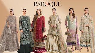 Baroque Chantelle 2024 Unboxed 100% Pakistani Suits in India only on Yourlibaas