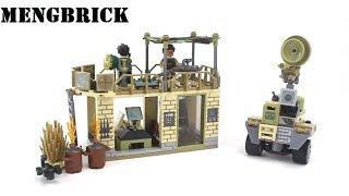 Lego Sembo 11676 Block Gold Outpost Defense - MengBrick Build