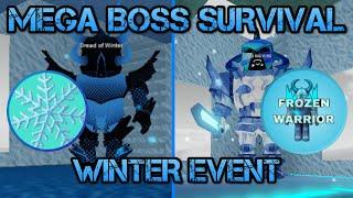 [EVENT] How to get the Frozen Soldiers and Frozen Energy Bomb in Mega Boss Survival WINTER EVENT!