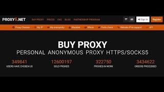 Как купить прокси на proxy6.net