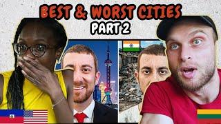 REACTION TO I Visited Every Country & Ranked The Best & Worst Cities | PART 2 | FIRST TIME WATCHING