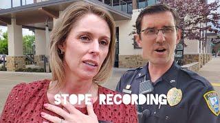 "Sidewalk Stand-Off: Man Records, Manager Calls Police – What Happens Next?"
