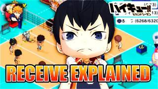 *GAME SCRIPT* OVERHAND, UNDERHAND & SUPER RECEIVE EXPLAINED! - HAIKYU! TOUCH THE DREAM SEA