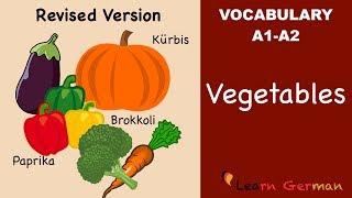 Learn German | German Vocabulary | Gemüse | Vegetables in German | A1 | A2