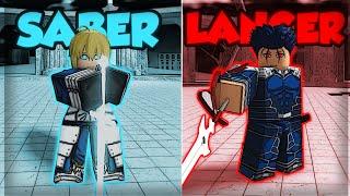 SABER AND LANCER BOSS RAID HEUCO MUNDO | Type Soul