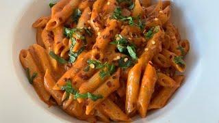 GIGI HADID'S FAMOUS Pasta without Vodka | Tiktok Spicy Pasta Recipe - Best Spicy Sauce Penne Pasta!