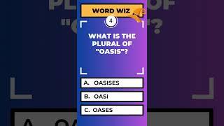 Plural of Oasis Revealed!