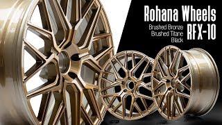 Jante ROHANA RFX10 finition brushed bronze