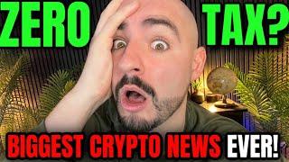 Zero Capital Gains Tax On Cryptocurrency? (IS THIS REAL?!?) XRP, ADA, BTC, SOL