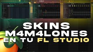 Como ponerle SKINS M4M4LONES al Fl studio + Link 