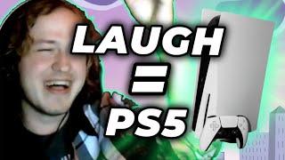 MAKE ME LAUGH = WIN A PS5 (2k subscribers)