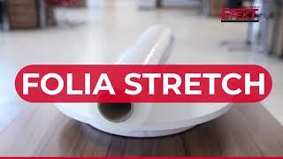 Folia stretch ręczna w 2.5 minuty - zobacz najważniejsze cechy naszego produktu.