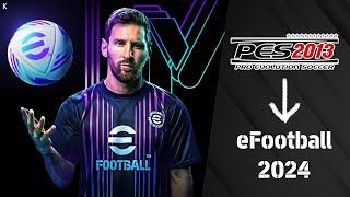 باتش الفرق السعودية لــ PES 2013 باتش 2024 | وبحجم صغير