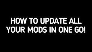 HOW TO UPDATE ALL YOUR MODS IN ONE GO! | The Sims 4