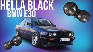 Hella Black BMW E30 Своими руками. Hella Black по Бичу на BMW. BMW e30 m54b30