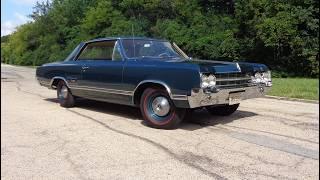 1965 Oldsmobile Cutlass 442 Holiday Coupe Hardtop Turquoise & Ride - My Car Story with Lou Costabile