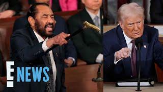 Democratic Representative Al Green EJECTED From Trump Speech | E! News