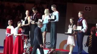 BOBROVA / SOLOVIEV WEAVER / POJE CHOCK /  BATES награждение Гран-При Москва 24.11.13