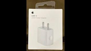 New Apple Iphone 12 20 watt fast charger Unboxing! #shotoniphone11pro