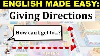 How to Give Directions | English Lesson and Practice