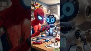 Smartwatch Showdown: Spider-Man's Son vs Venom's Son vs Captain America's Son #spiderman #funny