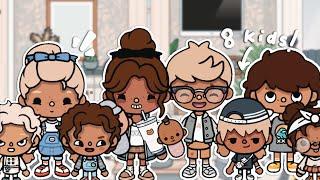 HUGE CRAZY Family Day In The Life | *with voice* | Toca Boca Tiktok Roleplay