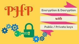 How to encrypt and decrypt data in php