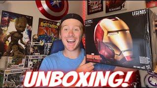 MARVEL LEGENDS SERIES: IRON MAN HELMET UNBOXING!