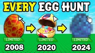 I played EVERY EGG HUNT on ROBLOX... (free Items)