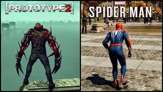 PROTOTYPE 2 ПРОТИВ SPIDER-MAN PS4 - ТОТАЛЬНОЕ СРАВНЕНИЕ [PROTOTYPE 2 vs ЧЕЛОВЕК-ПАУК]