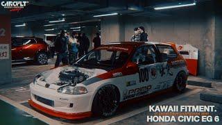 “ KAWAII FITMENT. IDEMITSU EG6 ” HONDA CIVIC in Secret Tokyo Underground Meet