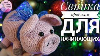 СВИНКА  - СИМВОЛ 2019 ГОДА / Мастер-класс для начинающих / Часть 1